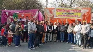 उत्तरायणी पर्व पर भव्य शोभायात्रा का भव्य स्वागत महानगर टैंट व्यापार एसोसिएशन