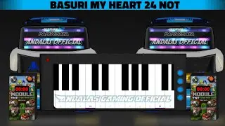 Telolet Basuri My Heart 24 Not Versi Pianika || Basuri Pianika