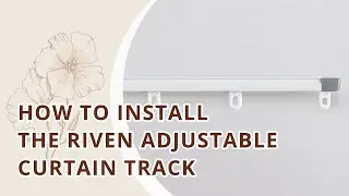 How to Install the Riven Adjustable Curtain Track: Step-by-Step Guide📝#freshinecurtains #curtains
