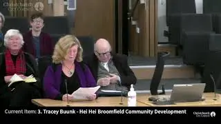 24.05.21 - Item 3 - Tracey Buunk - Hei Hei Broomfield Community Development