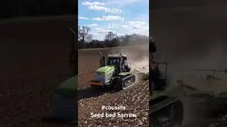 #cousins seed bed harrow #challenger95e #farming #farmlife #norfolk #farm