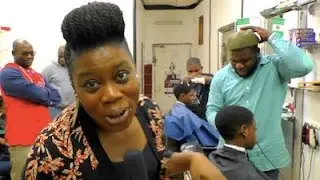 The Nigerian Dancing Barber-Shop in London