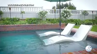 Swan Pools - Custom California Swimming Pool Shelf Designs - River Baja Acapulco Reef.