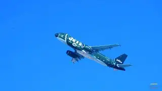 4k-Hazy Morning Departures & Arrivals | Los Angeles Airport | Plane Spotting | Part 2 of 2