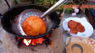 Puya Pitha Recipe | Pakon pitha | Teler pitha recipe | Mini Food | Mini Cooking | Mim Mini Kitchen