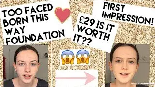 First Impression On The Too Faced Born This Way Foundation | Summer