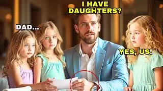6 year old triplet girls hand a note to a millionaire CEO &mdash; what he reads leaves him in shock!