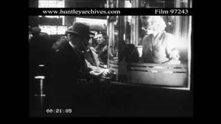 American cinemagoers in 1945.  Archive film 97243