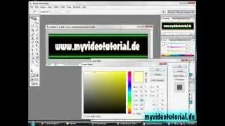 Photoshop CS2 and PhotoImpact make Banner myvideotutorial.de