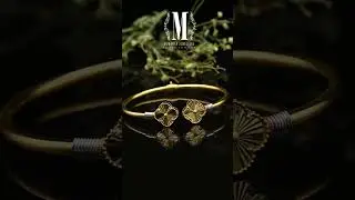 Embrace Luxury with a Unique Gold Kara Design #trending #gold #unique #jewellery #design