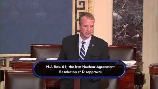 Sen. Dan Sullivan (R-AK) Addresses Senate Democrats' Filibuster of Vote on President's Iran Deal