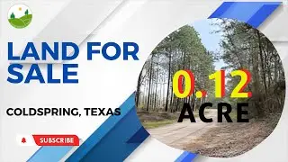 0.12  acre land for sale in Coldspring, Texas [55817]