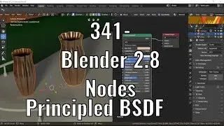 341 - #Blender 2.8 - #PrincipledBSDF -Introdução Básica a #Nodes