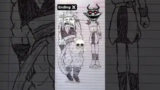 Gogeta SSJ4 & Cabba ☠️ Speed Drawing StickMan 😳#shorts #anime #drawing #goku #dragonball