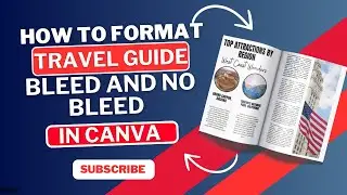 HOW TO FORMAT TRAVEL GUIDE EBOOK IN CANVA (Step by Step) with Your Smartphone