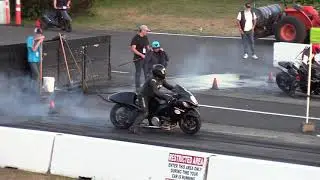 Hayabusa vs H2 Ninja crashed