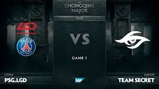 [EN] PSG.LGD vs Team Secret, Game 1, The Chongqing Major Group B