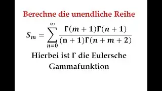 Eine unendliche Reihe mit der Trigammafunktion und verallgemeinerten harmonischen Zahlen im Ergebnis