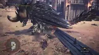 Getting my ass kicked by Nergigante in the Arena!