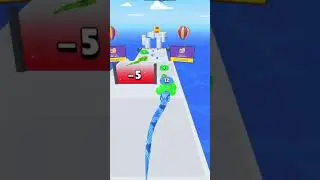 Snake Run 3D 🐍 mein Mini Snake Full Run #trending #viral