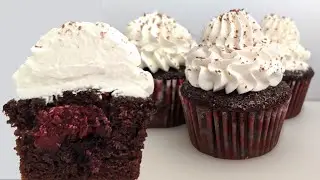 Black Forest Cupcakes | Chocolate Cherry Cupcakes