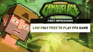 WarBox: Camouflage - First Impressions - Low Poly Free To Play FPS Game!