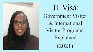 J1 VISA: Government Visitor & International Visitor Programs USA Explained || J-1 Visa Consulting