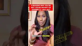 NOT LOSING WEIGHT ON OZEMPIC? (Or other glp1) THIS COULD BE WHY #shorts #shortsfeed #shortsvideo
