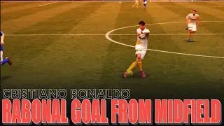 Cristiano Ronaldo Insane RABONA GOAL from MIDFIELD (45 m) Fifa16 I Remembber1977