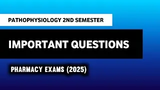 Pathophysiology B Pharm 2nd Semester Important Questions | Imperfect Pharmacy