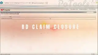 RD Claim Closure Problem rectified in Finacle