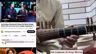 Rabab Learning | Asfandyar  Momand & Sana Gul New Songs 2024 | Os rata tora tora | Tappy Tappaezy.