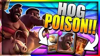 ULTIMATE HOG POISON DECK - LADDER + CHALLENGE BEAST!! - Clash Royale