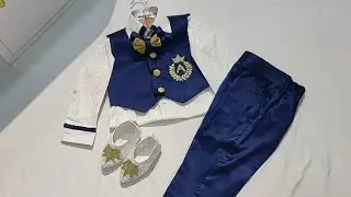 Boys 1st Birthday Dress | Stylish Smash Cake Outfit | Prince Theme