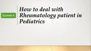 Pediatrics Residency Rheumatology