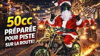 BALADE DE NO&Euml;L EN 50CC PR&Eacute;PAR&Eacute;E POUR PISTE ! 🏁🎄🎁🚀