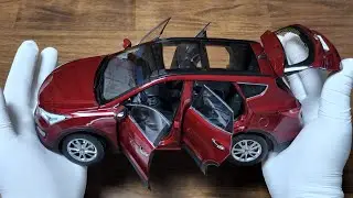 Diecast model car/ 1:18 HYUNDAI SANTAFE 2013 review [Unboxing]