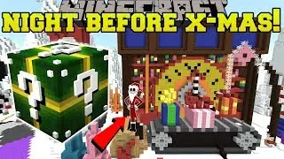 Minecraft: КОШМАР ПЕРЕД РОЖДЕСТВОМ ГОЛОДНЫЕ ИГРЫ - Мод Lucky Block - Мини-игра с модами