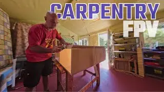 Indoor FPV Drone Cinematic: One-Take Tour of a Woodworking Craftsman at Work