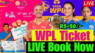 WPL/IPL 2026 Ticket LIVE Book Now? Women's Premier League All Ticket Booking Open Now.District