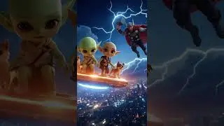 alien vs thor#AlienAdventure#ThorVsAliens#video #subscribe #shorts l