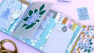 Fun Mini Album Tutorial with 6 Pockets | Easy Junk Journal No Binding