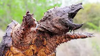 Alligator Snapping Turtle &ndash; The most dangerous turtle! Predators in action.