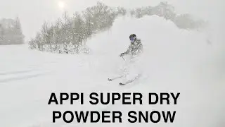 2024年12月安比高原スキー場（積雪80cm） を滑ってきました。APPI SUPER DRY POWDER SNOW RESORT