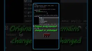 toSpliced() method in JS | JS Interesting parts #javascript #interviewprep  #javascripttutorial