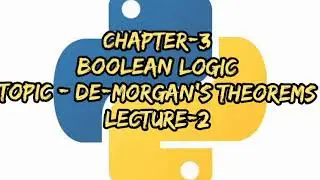 Class XI Subject-Computer Science Chapter-3 Boolean logic