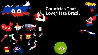 CountryBalls Countries That Love Brazil Vs Countries That Hate Brazil 