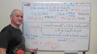 Curso de Solda TIG - Aula 6 - O que significa  Ciclo de trabalho, 