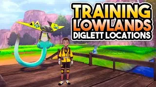 Training Lowlands Diglett Locations! - Pokemon Sword and Shield Isle of Armor