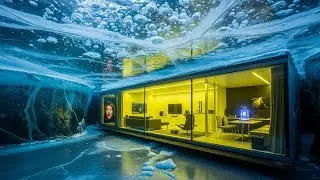 I Built a Secret Modern Shelter UNDER a Frozen River&hellip; What I Discovered Shocked Me